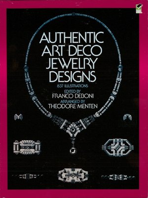 cover image of Authentic Art Deco Jewelry Designs